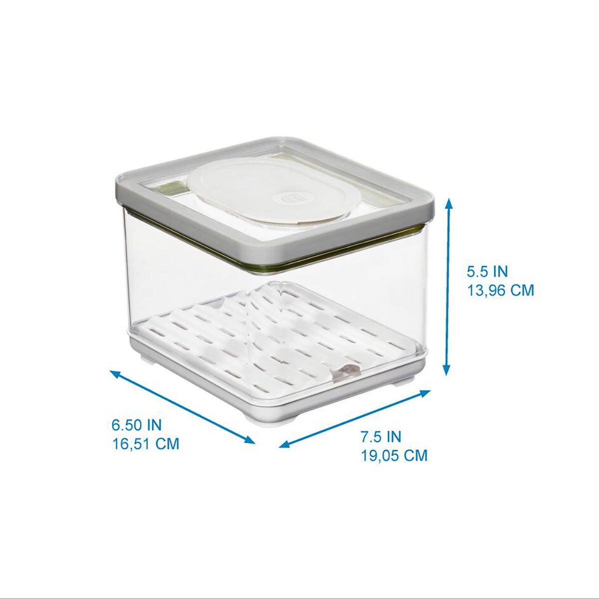 iDesign Rectangle Produce Keeper The Container Store